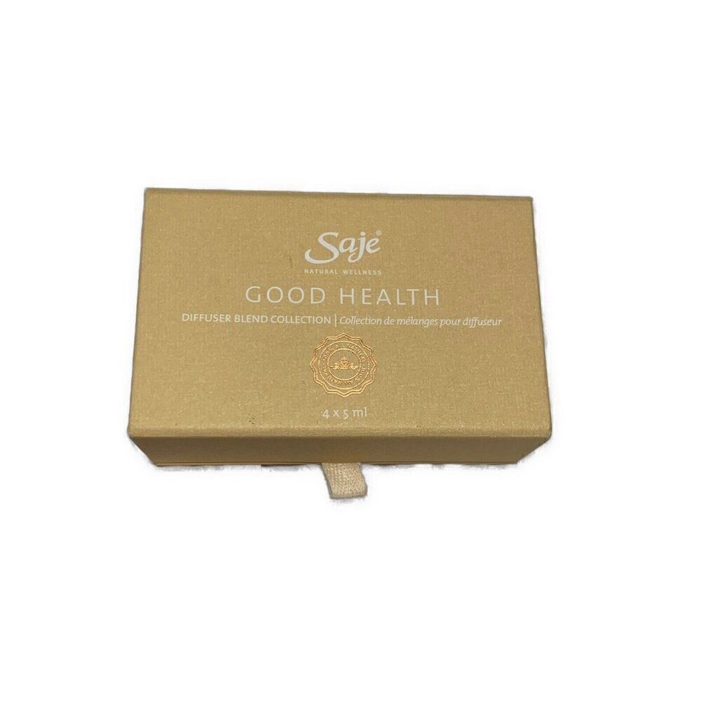 Saje Essential Oil Cardboard Magnetic Case Travel Holds 4